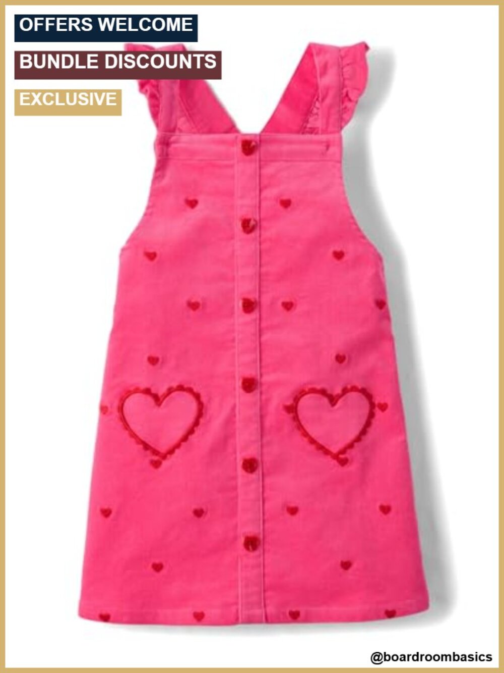 Gymboree Girls Toddler Corduroy Skirtall Dress Sleeveless Ruffle Shoulder